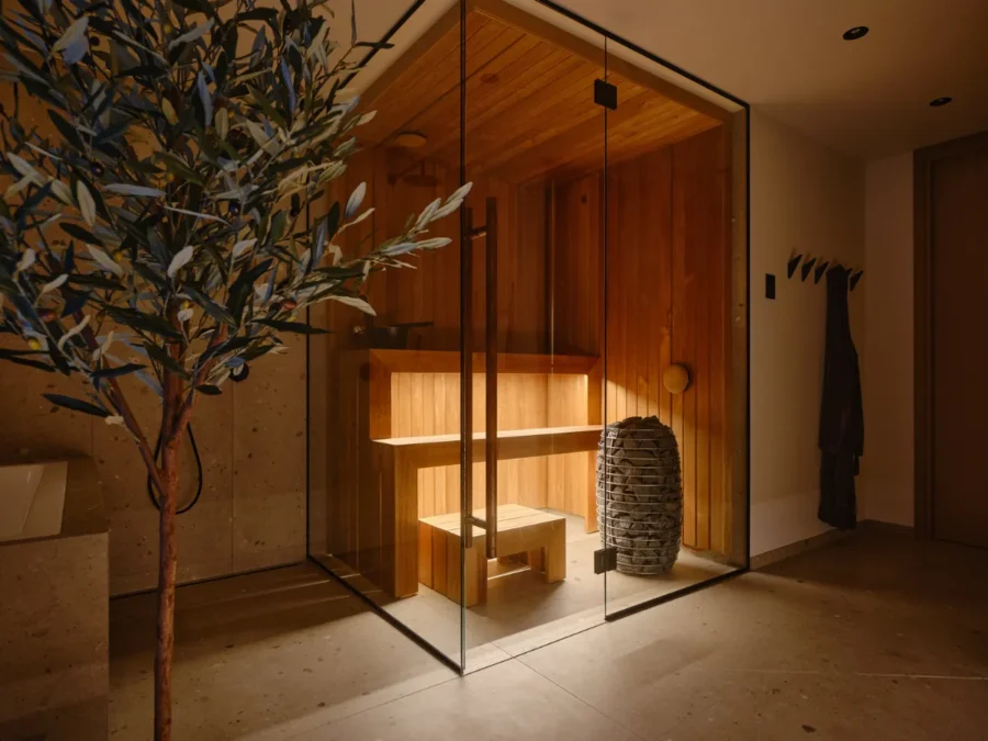 Soome Maja puitmaja, elementmaja eriprojekt Ööbik. Saun.