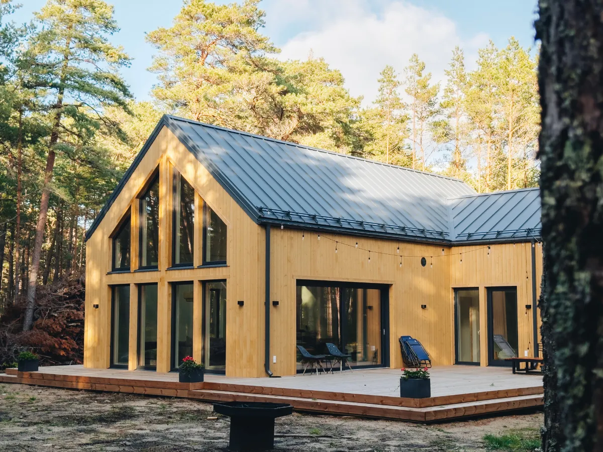 Soome Maja puitmaja, elementmaja projekt Ööbik.