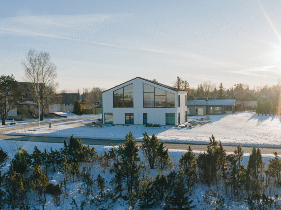 Soome Maja puitmaja, elementmaja eriprojekt. Hubane disainmaja.