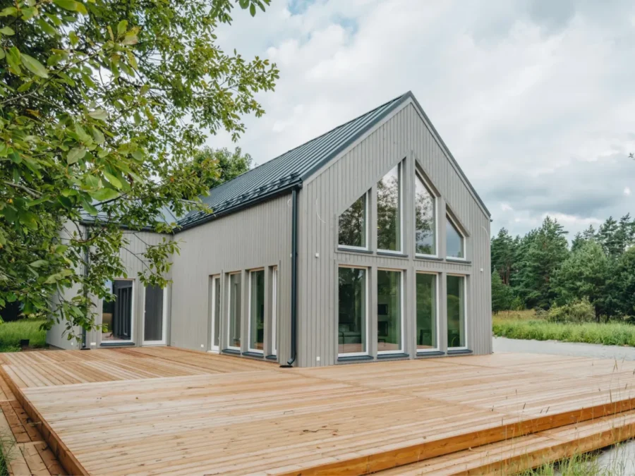 Soome Maja puitmaja, elementmaja projekt Ööbik.