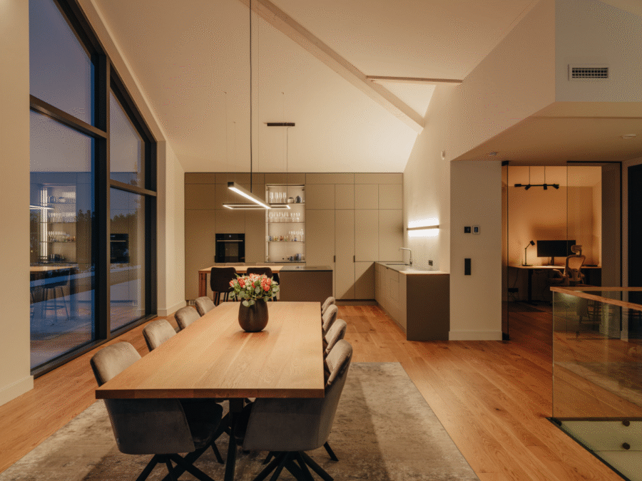 Soome Maja puitmaja, elementmaja eriprojekt. Hubane disainmaja.