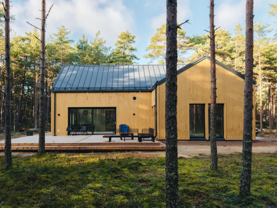 Soome Maja puitmaja, elementmaja projekt Ööbik.
